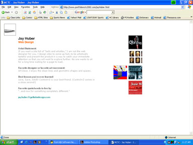 MCTC 2002 Portfolio Site